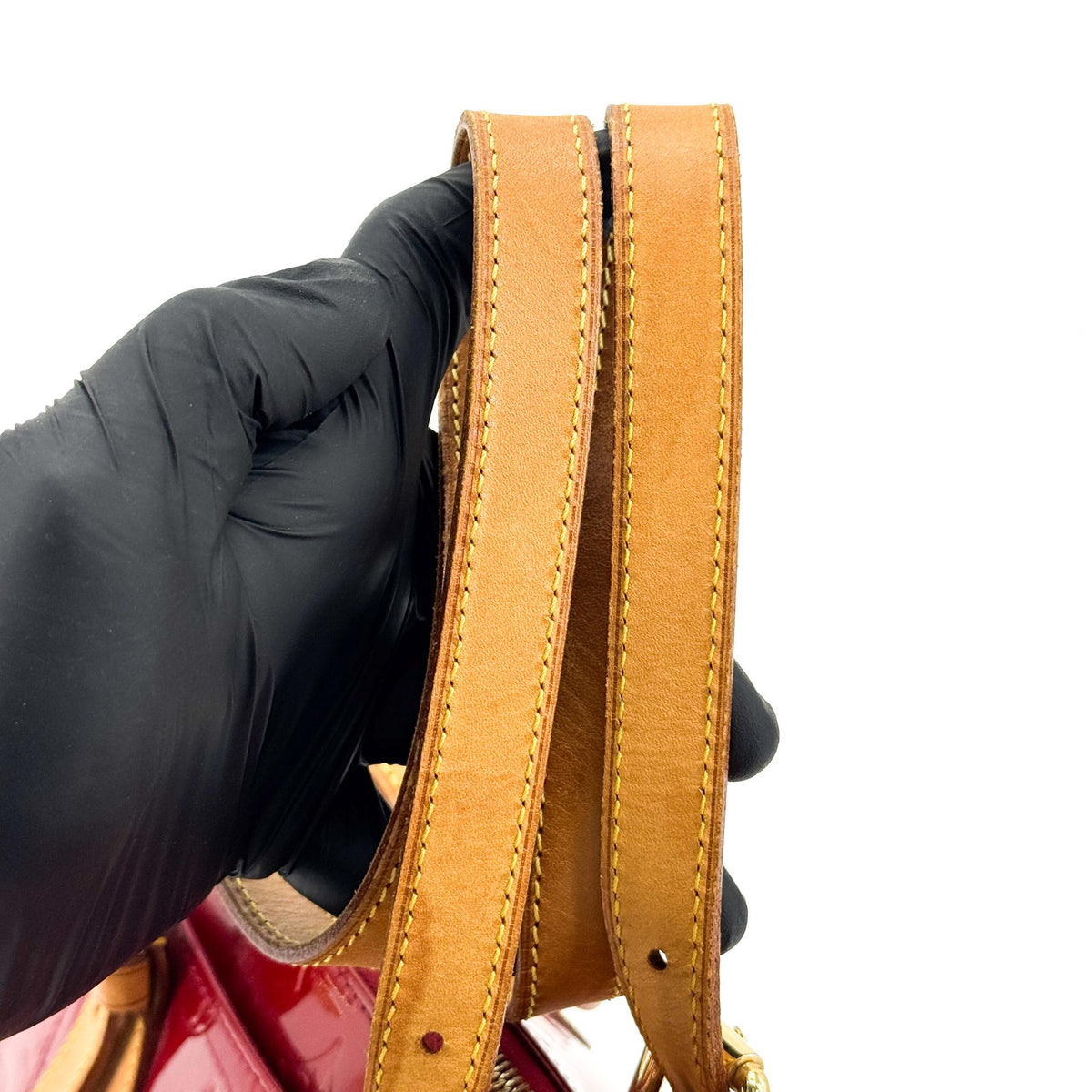 Louis Vuitton Monogram Vernis Pommour Rosewood Shoulder Bag
