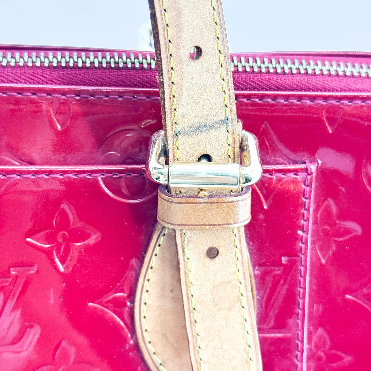 Louis Vuitton Monogram Vernis Pommour Rosewood Shoulder Bag