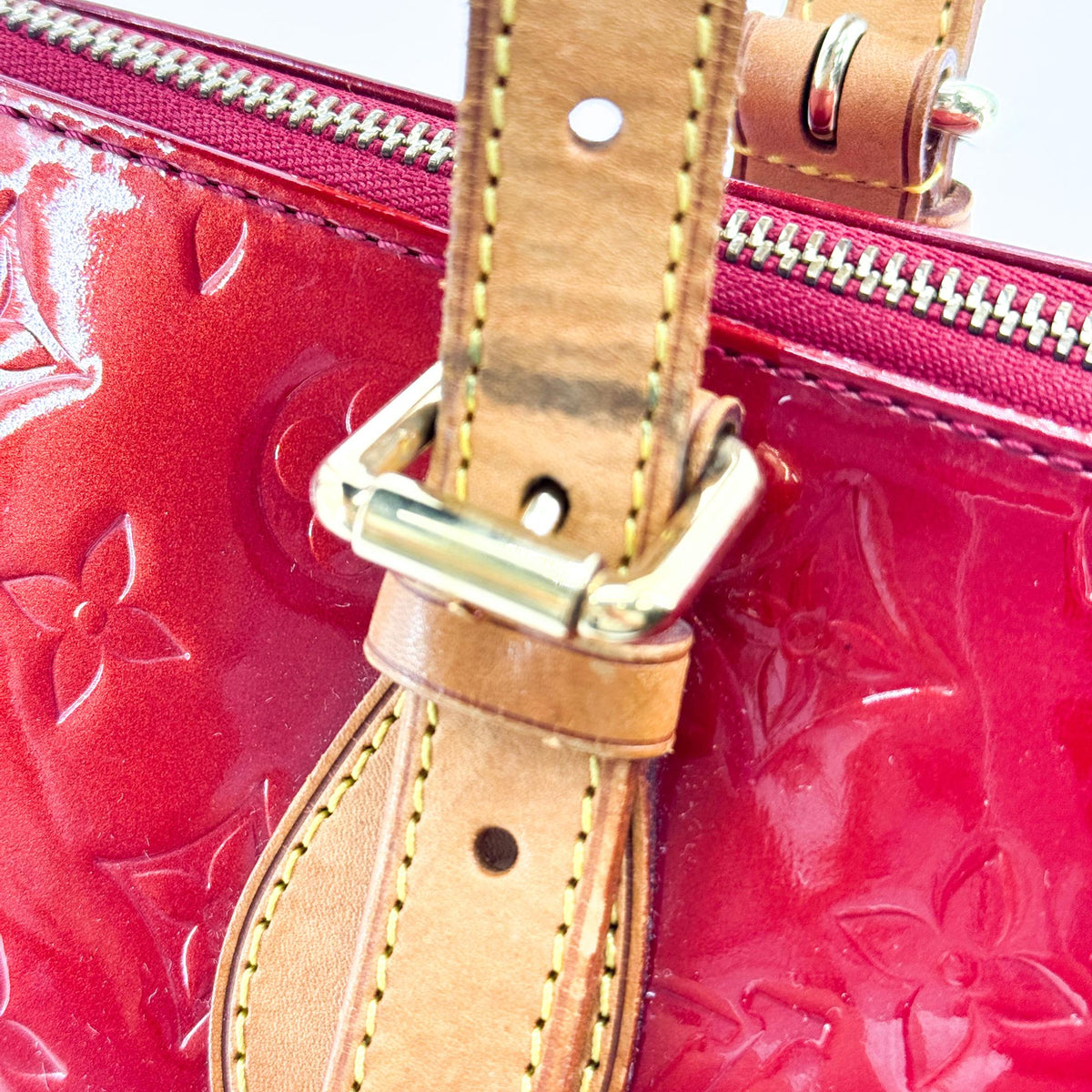 Louis Vuitton Monogram Vernis Pommour Rosewood Shoulder Bag