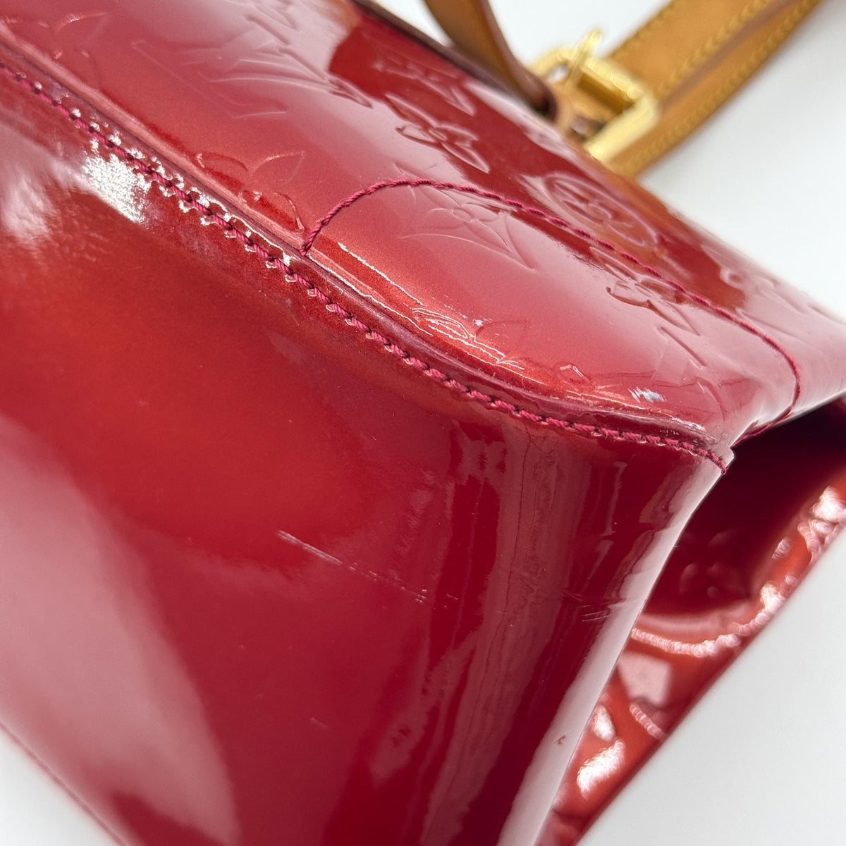 Louis Vuitton Monogram Vernis Pommour Rosewood Shoulder Bag