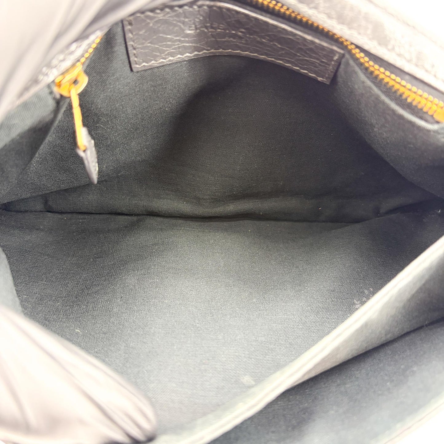Balenciaga Giant 12 Gold Edition Envelope Clutch Grey Lambskin