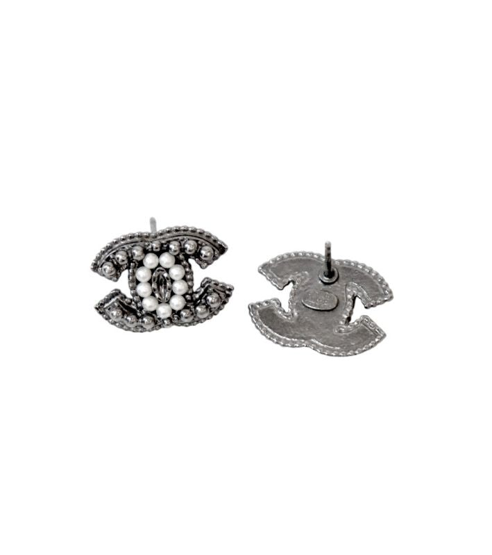 Chanel Pearl CC Earrings