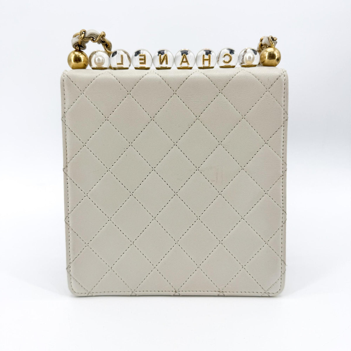 Chanel Chic Pulse Flap Bag White Gold