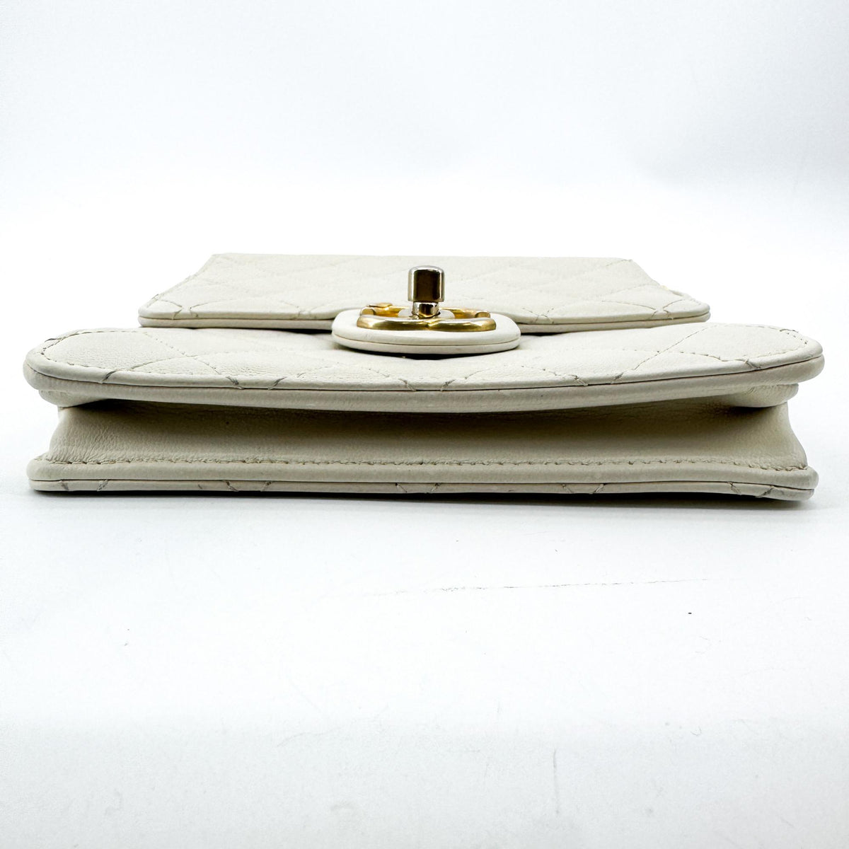Chanel Chic Pulse Flap Bag White Gold