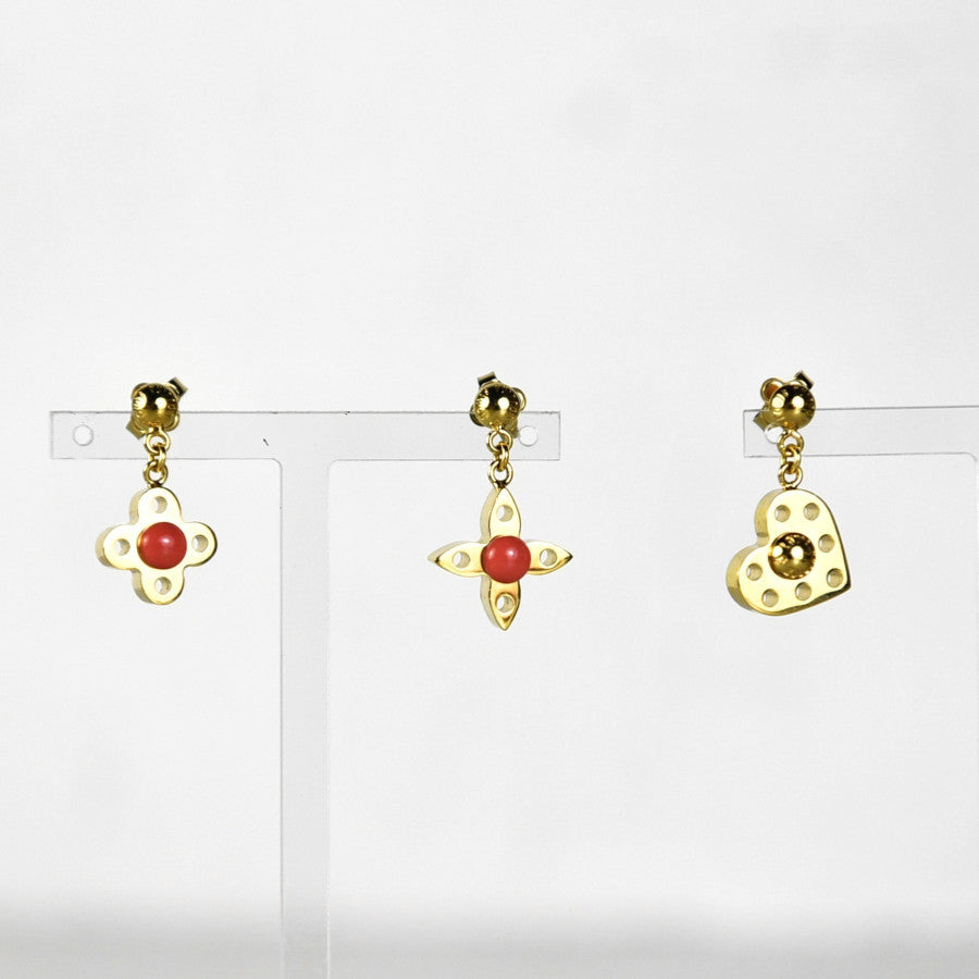 Monogram earrings