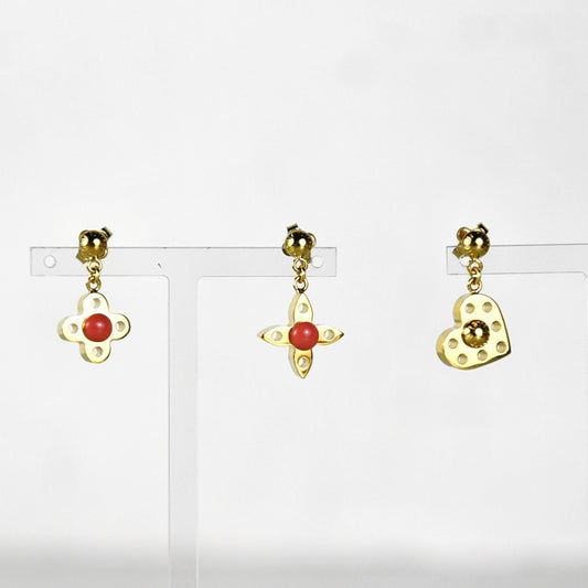 Monogram earrings
