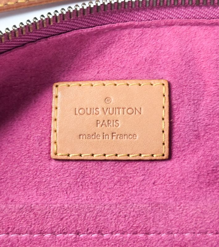 Louis Vuitton Pink Denim Baggy GM