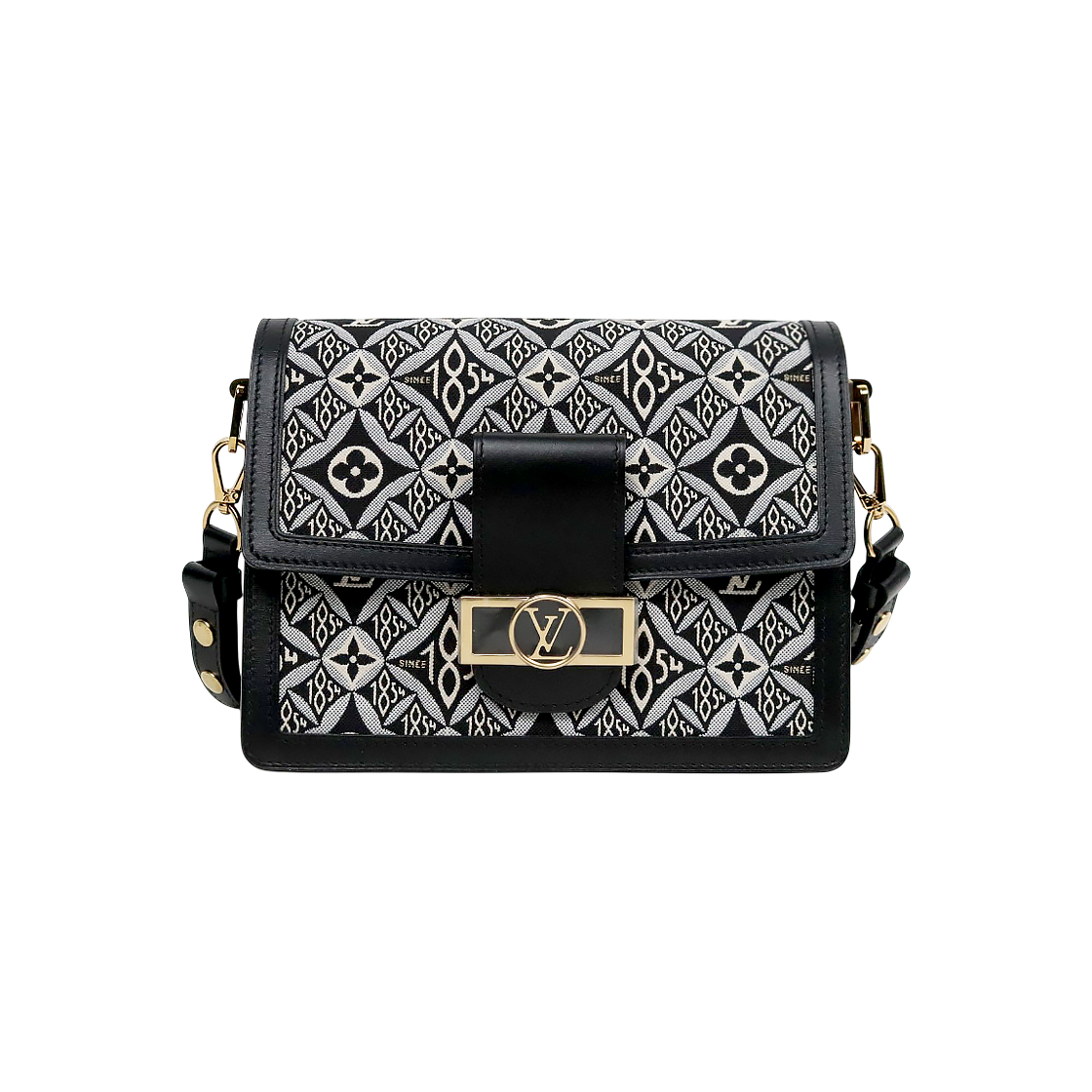Louis Vuitton Black 1854 Dauphin MM