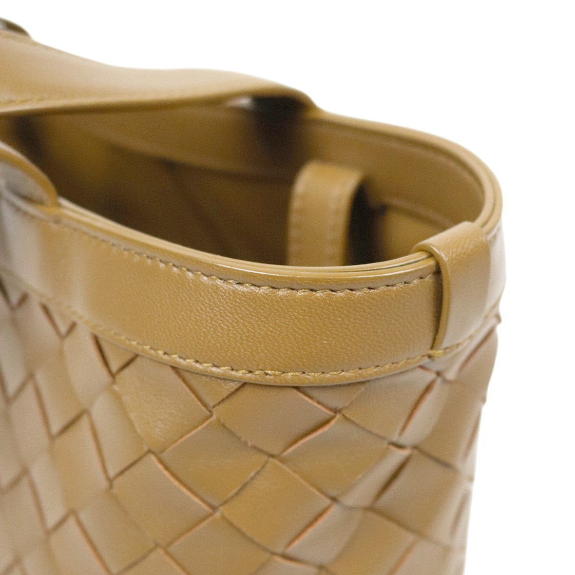 Bottega Veneta Brown Leather Flip-Flop Tote Bag