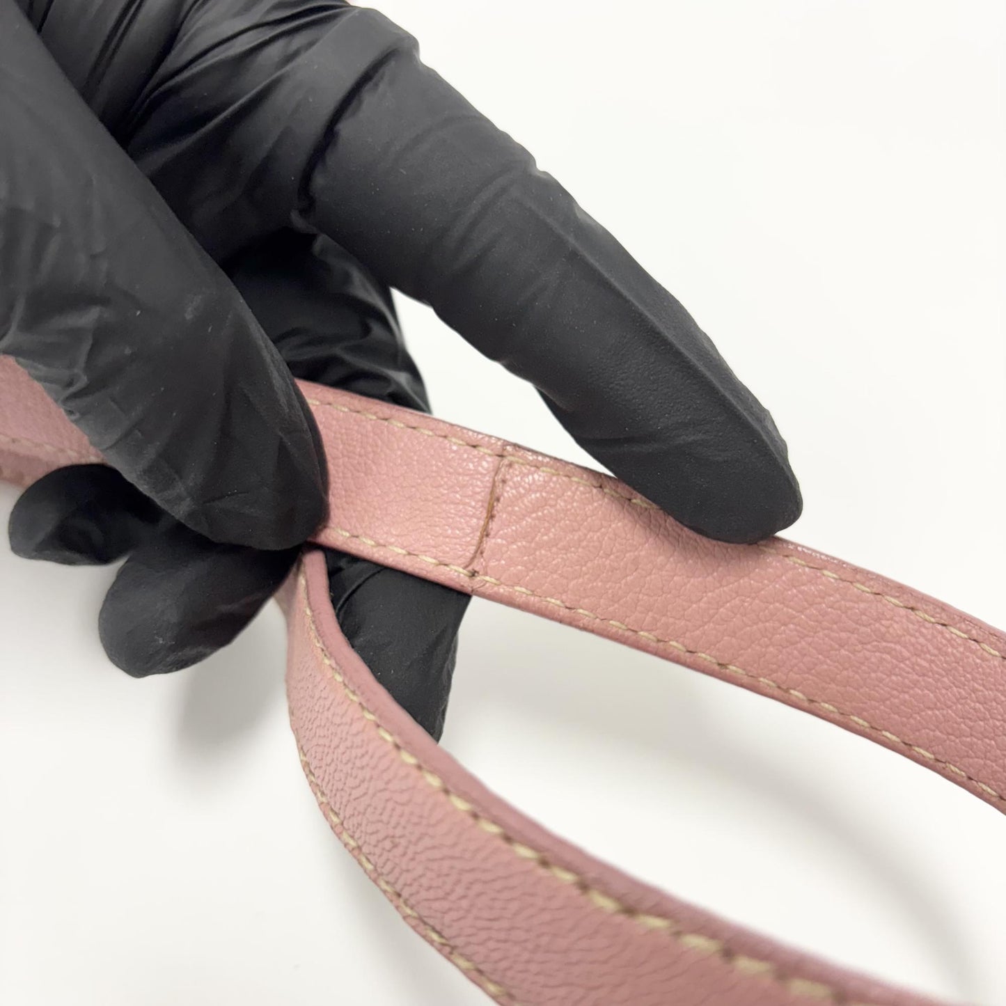 Miu Miu Madras Leather Crossbody Bag Pink