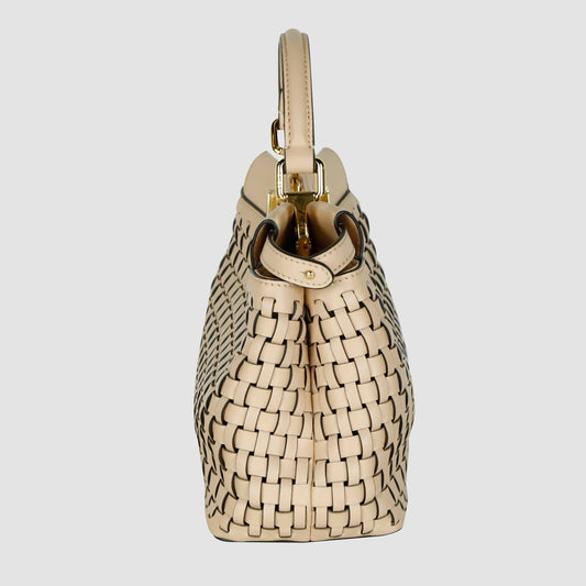 Mini Intrecciato Peekaboo Tote Bag Shoulder Bag 8BN244