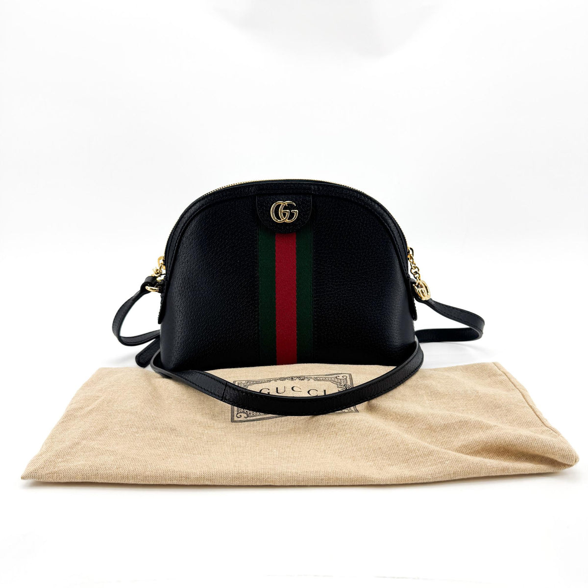 Gucci Ophidia Small Crossbody Bag Black Leather
