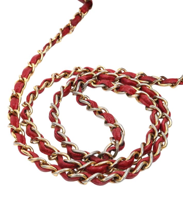 Chanel Red Caviar Diana Bag