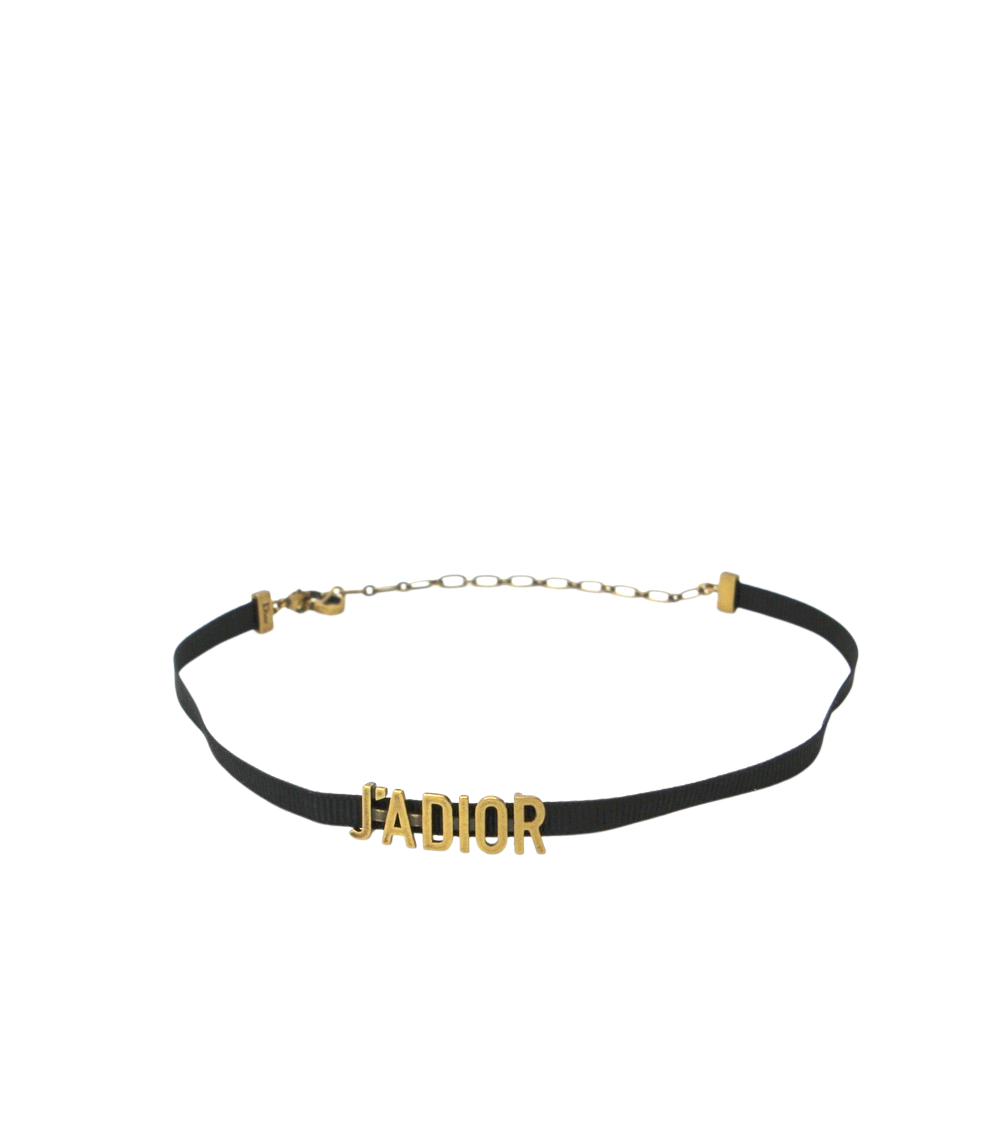 Dior Zadig & Gabrielle Gold Choker Necklace