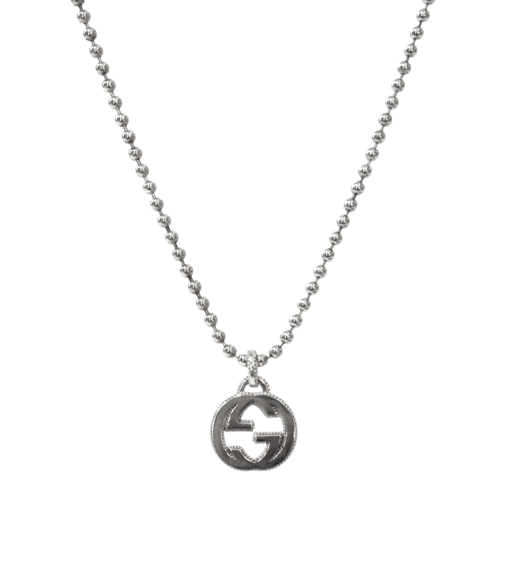 Gucci Bold Interlocking G Silver Necklace