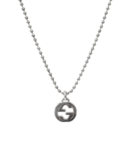 Gucci Bold Interlocking G Silver Necklace