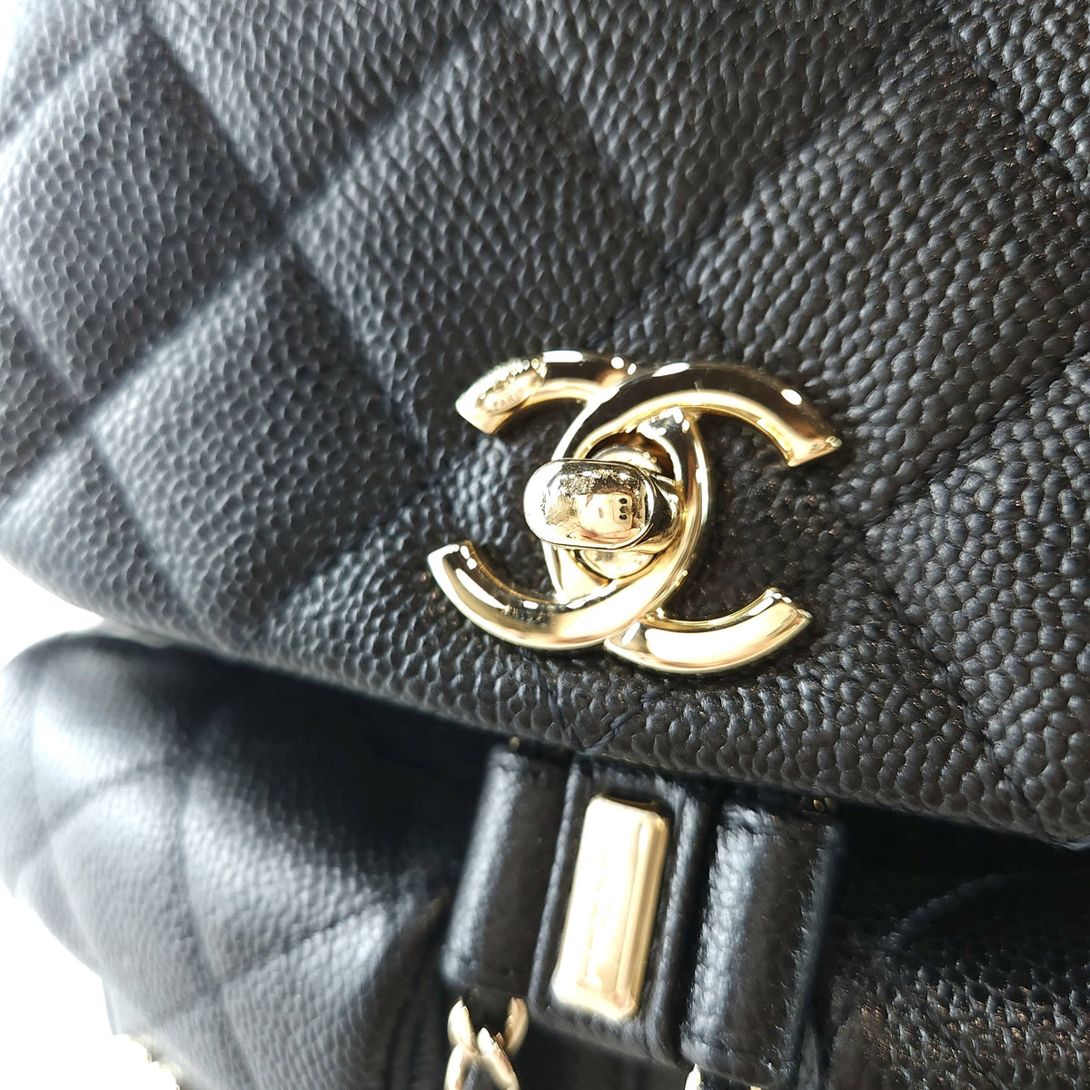 Small Duma Two-Pocket Caviar Backpack AS3787