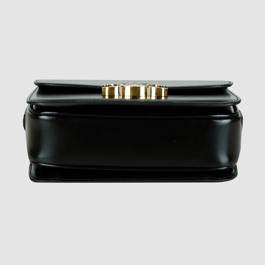 SHINee Calfskin Tin Triomphe Shoulder Bag Crossbody Bag 188423