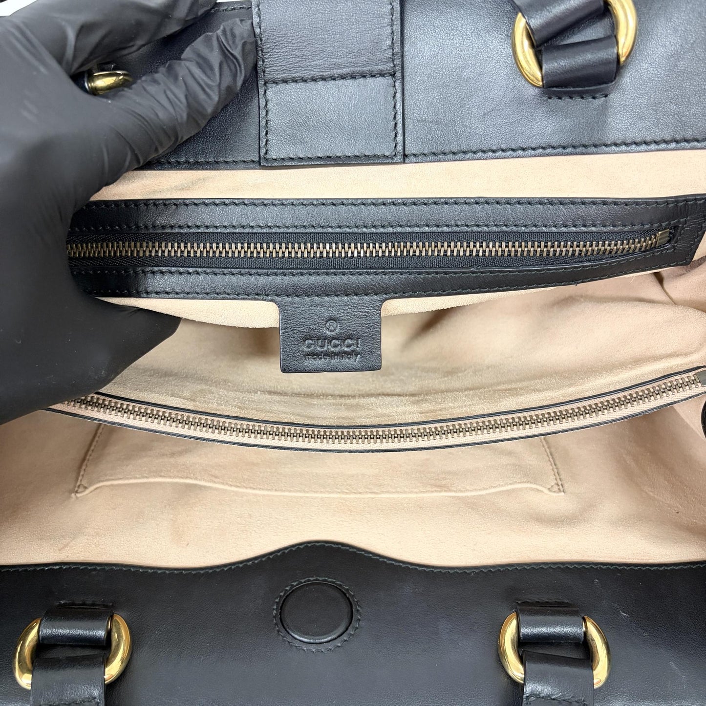 Gucci GG Marmont Small Matelassé Tote Bag Black