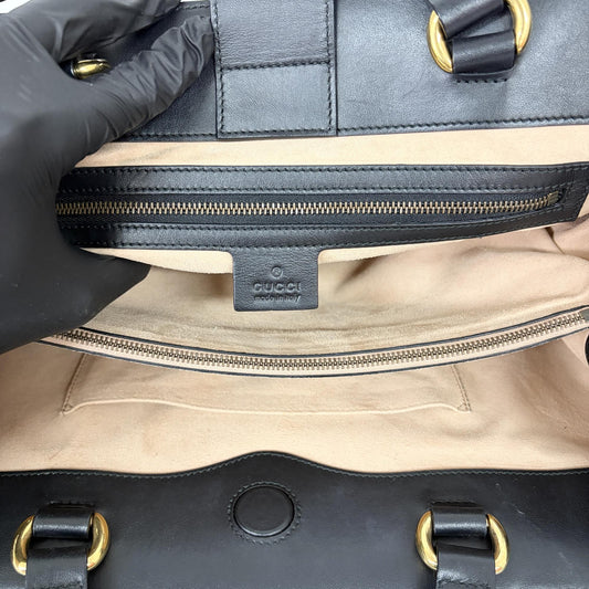 Gucci GG Marmont Small Matelassé Tote Bag Black