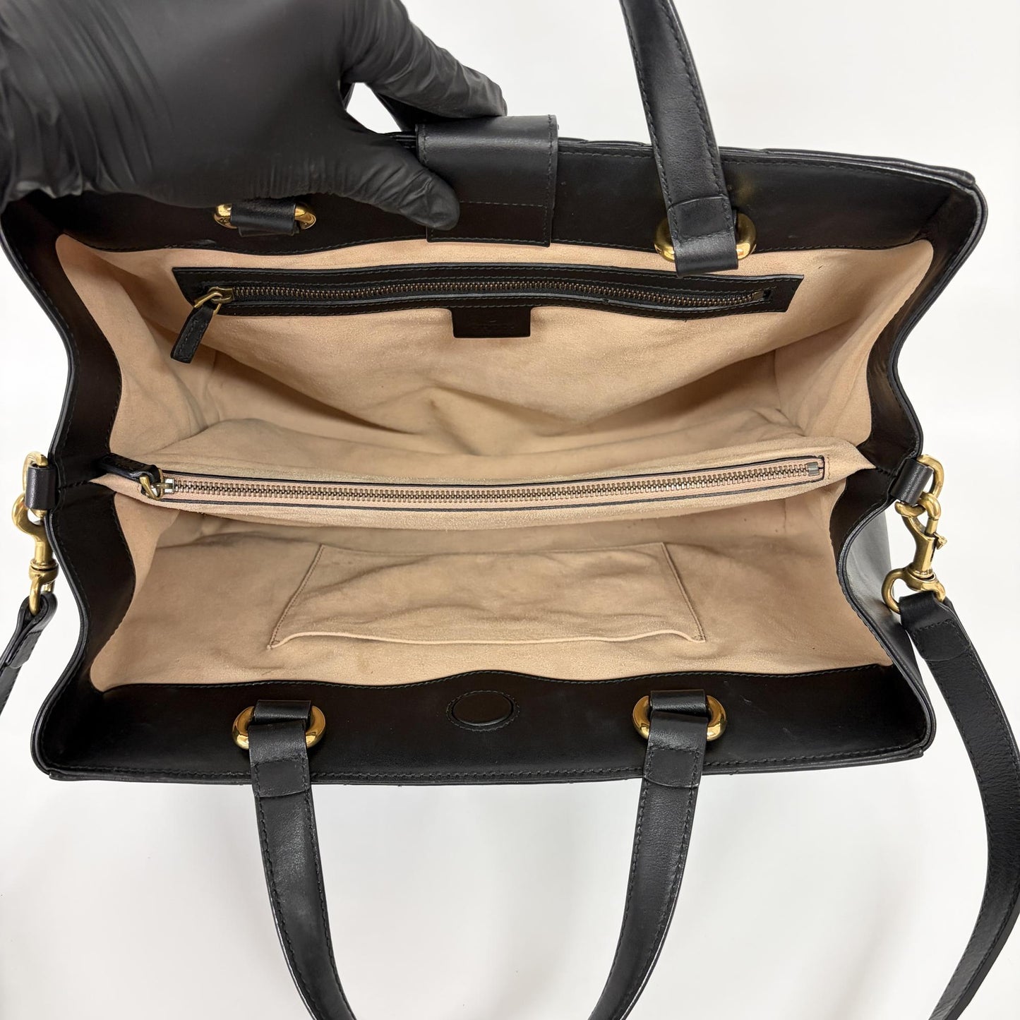 Gucci GG Marmont Small Matelassé Tote Bag Black