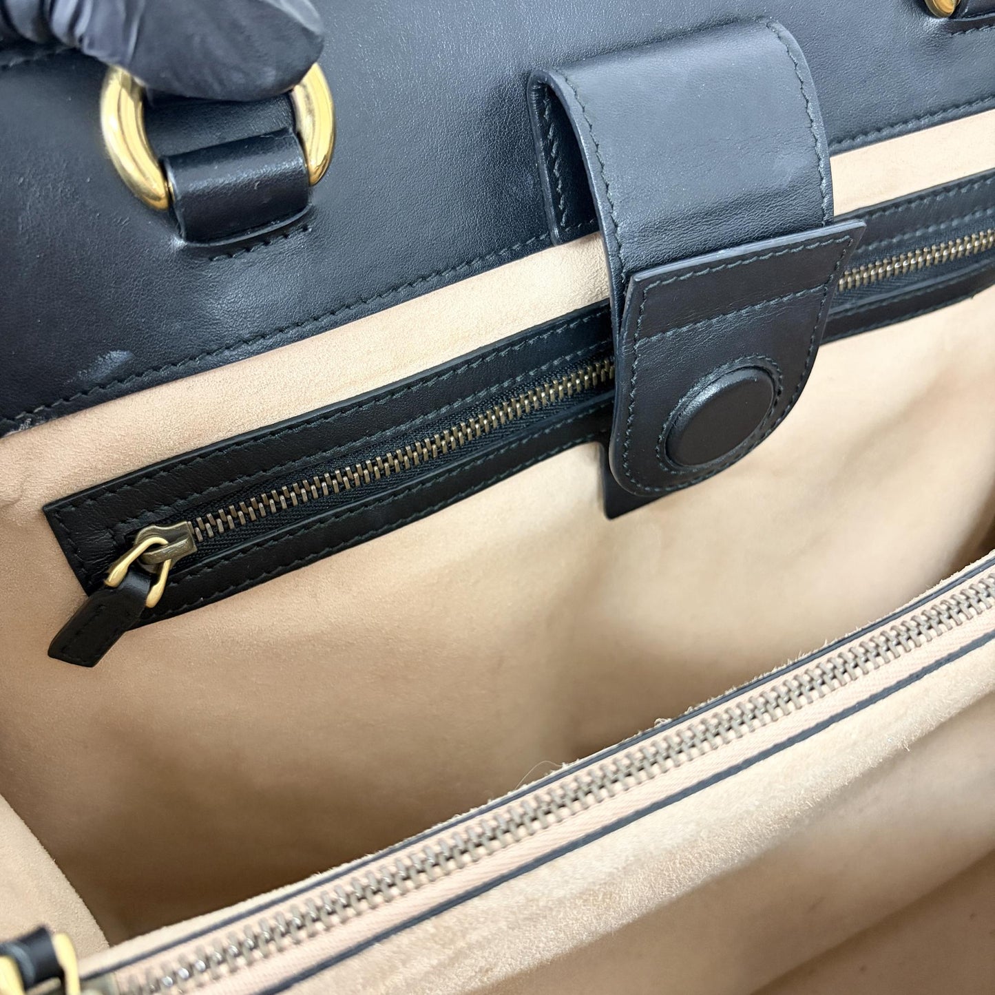 Gucci GG Marmont Small Matelassé Tote Bag Black