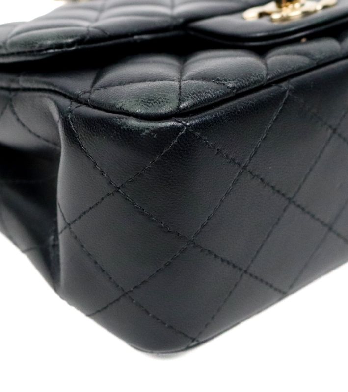 Chanel Black Lambskin Petit Sac