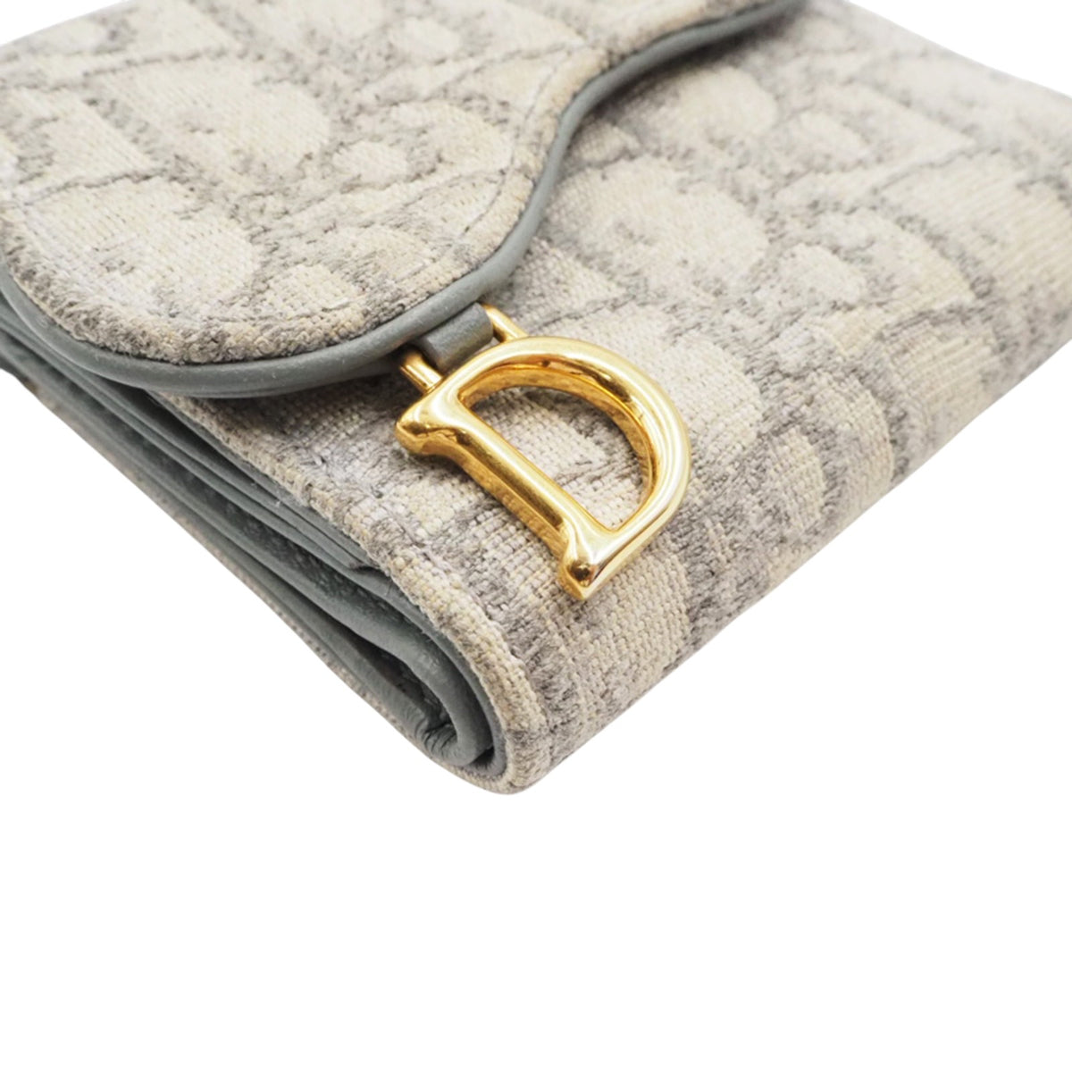 Dior S5652CTZQ Oblique Saddle Wallet