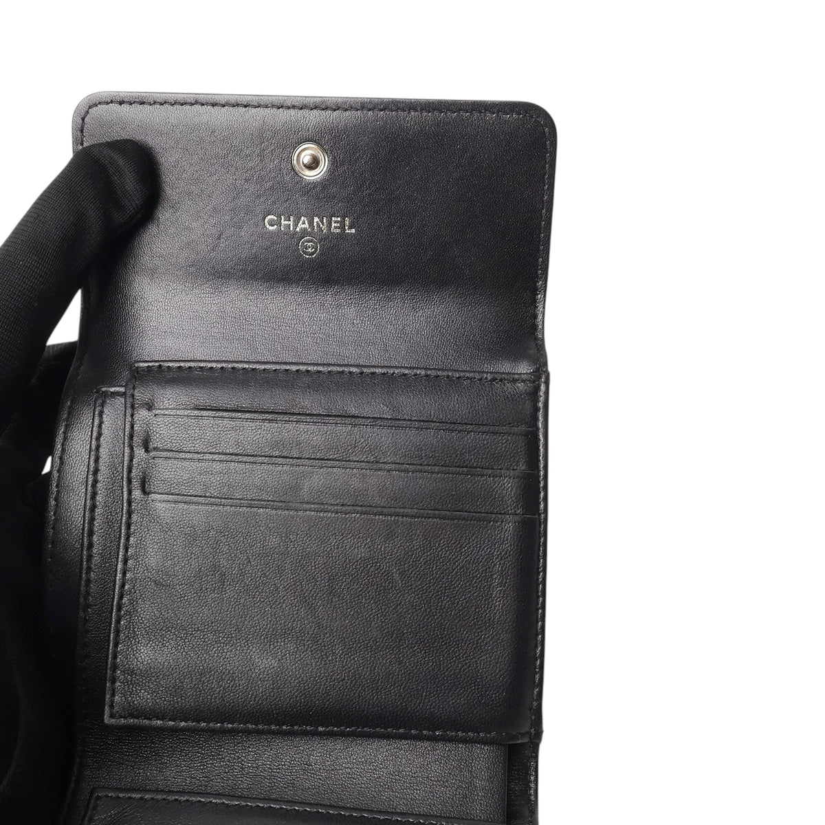Chanel A80734 Patent Boy Wallet