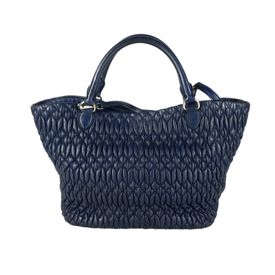 Napa Matelassé Crystal Strap Tote Bag Shoulder Bag RN0896
