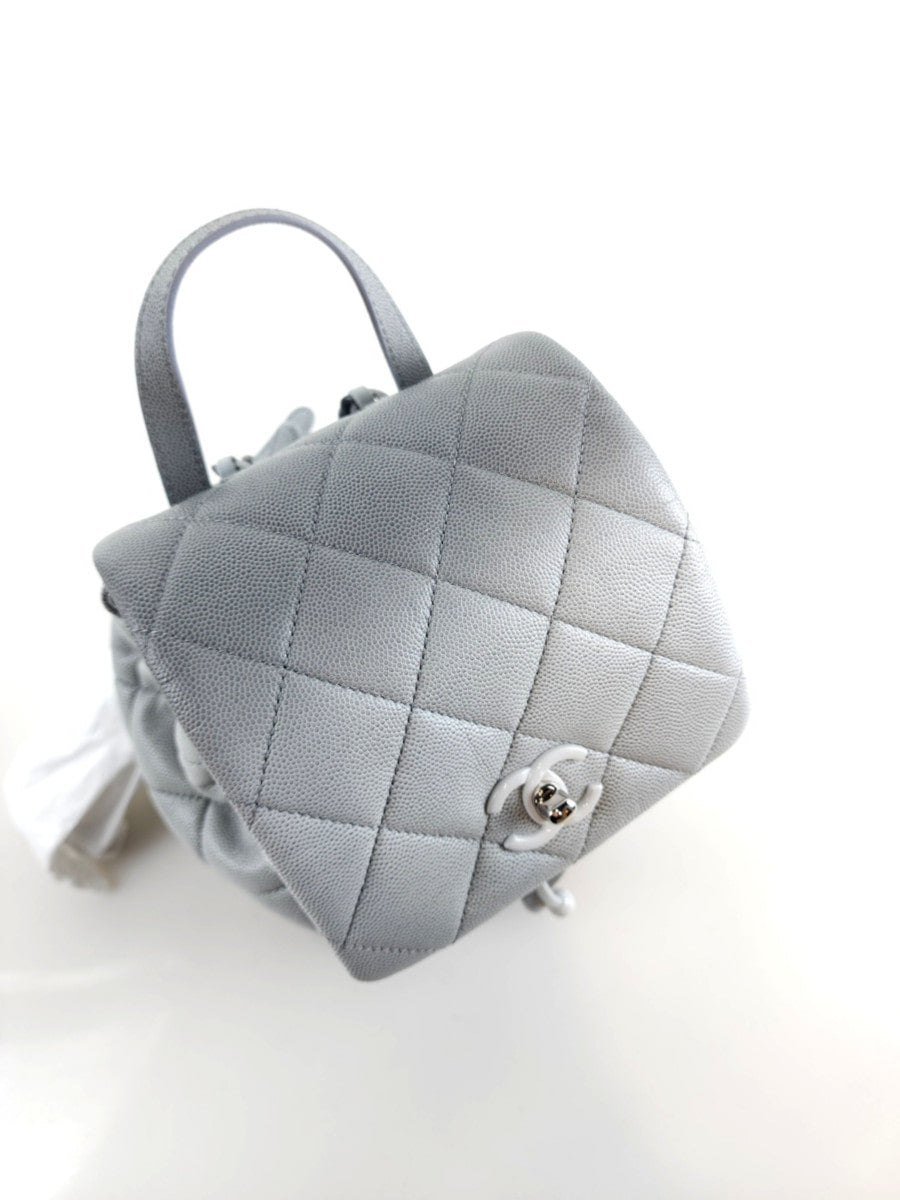 24C CC Flap Gradient Chain Backpack AS4618