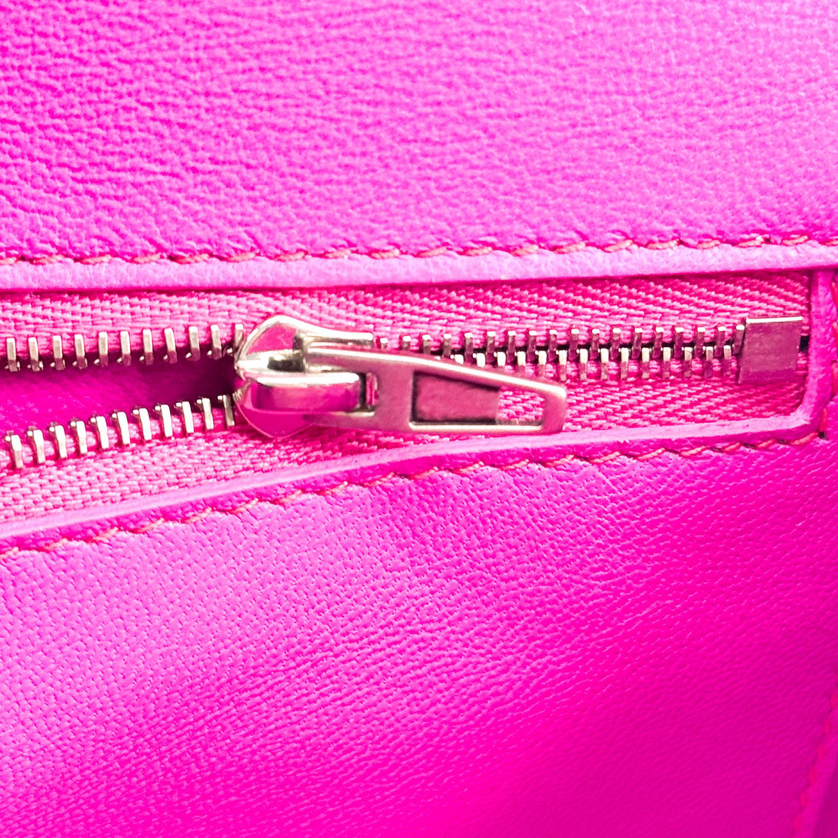 Balenciaga Hourglass XS Croco Embossed Top Handle Bag Pink Silver