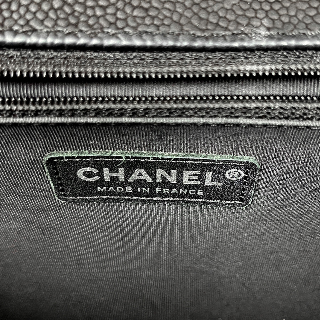 Chanel Black Large Caviar Boy Bag