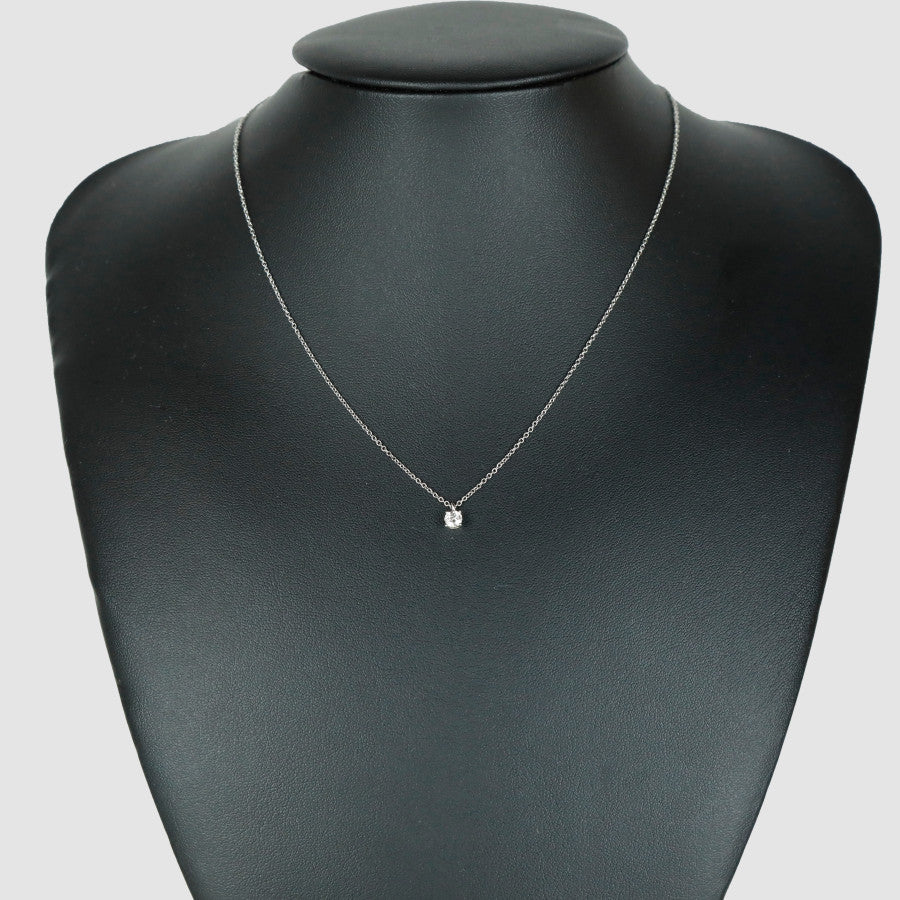Diamond Platinum Necklace 0.21ct