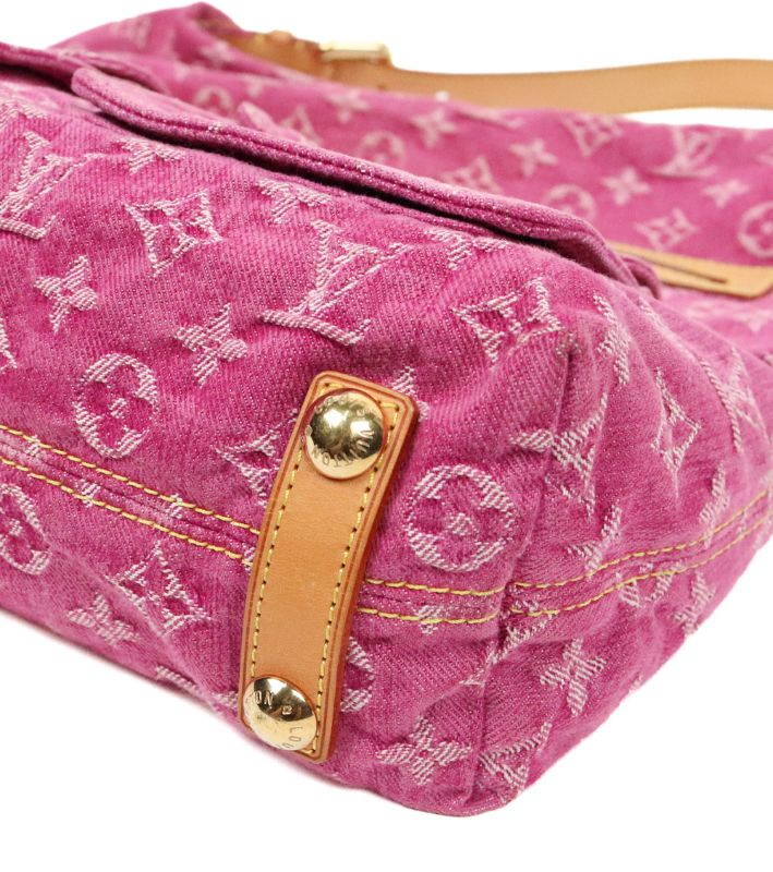 Louis Vuitton Pink Denim Baggy GM