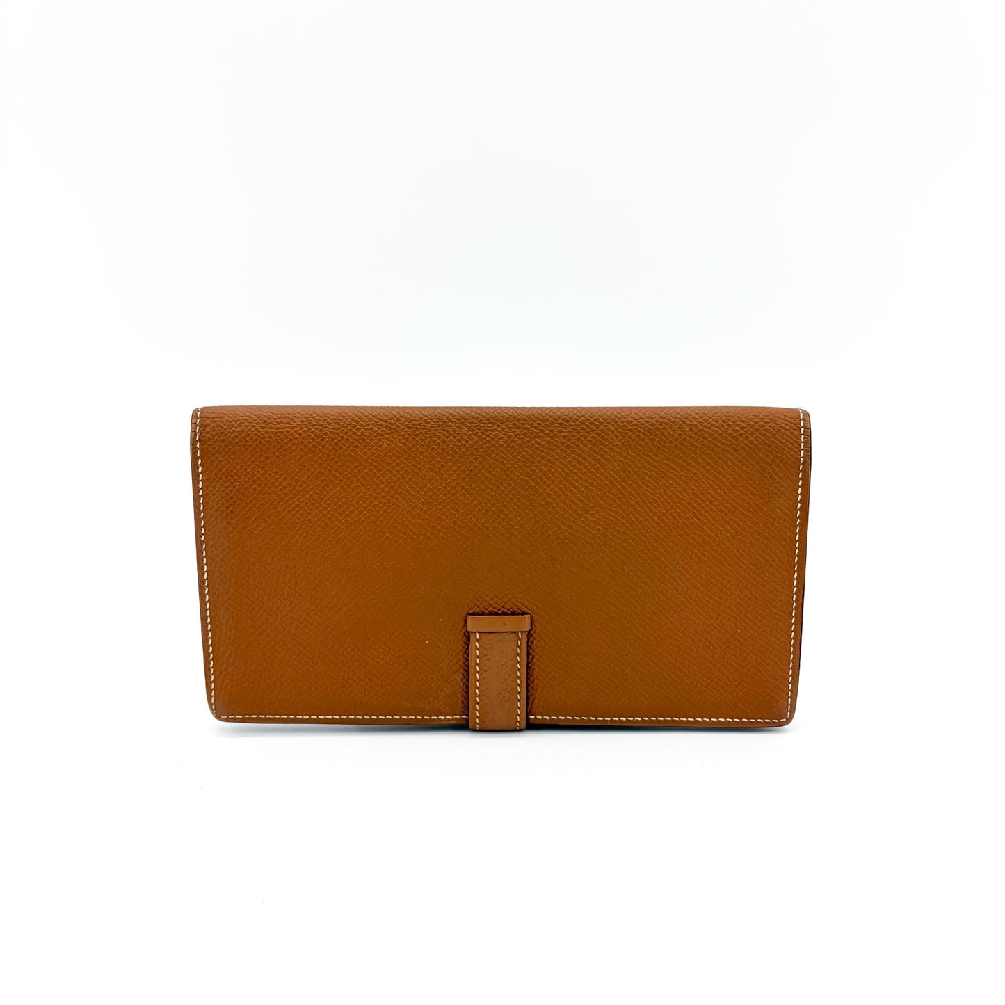 Hermès Beane Soufflé Wallet Gold Epsom Silver Hardware