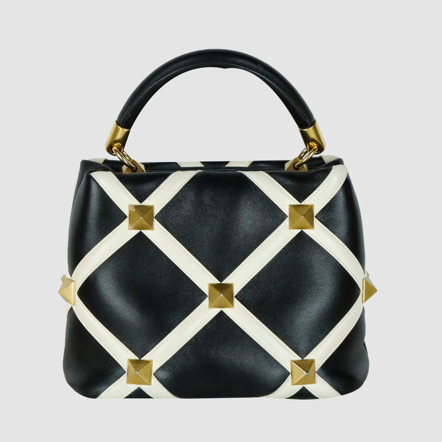Roman studded bucket bag tote bag shoulder bag