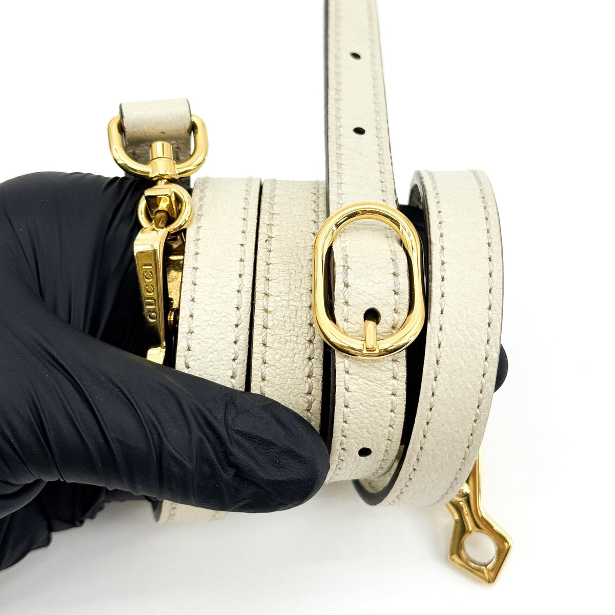 Gucci Ophidia Small Bucket Bag White