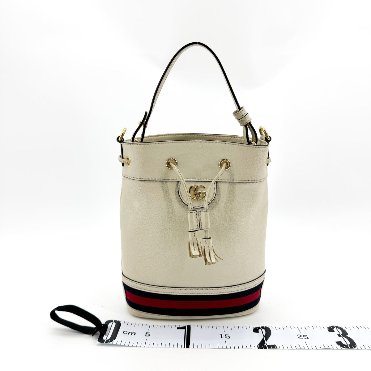 Gucci Ophidia Small Bucket Bag White