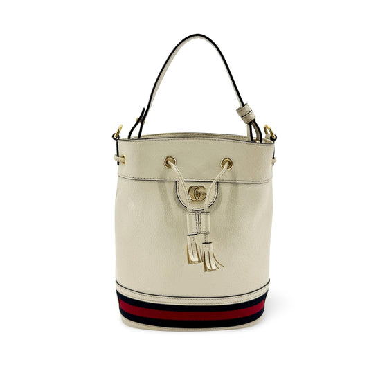 Gucci Ophidia Small Bucket Bag White