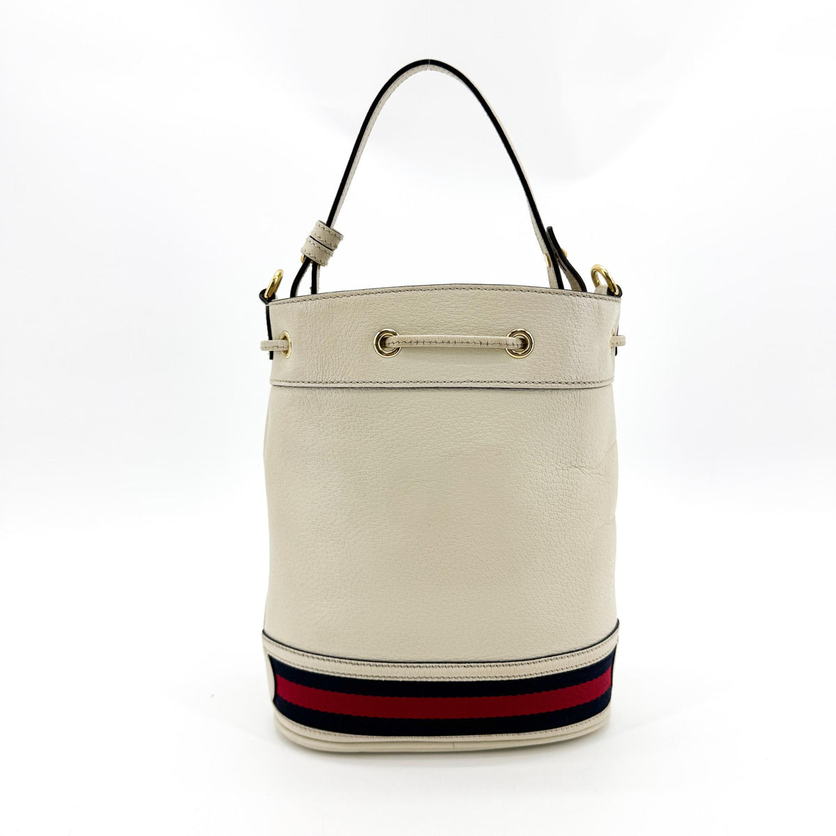 Gucci Ophidia Small Bucket Bag White