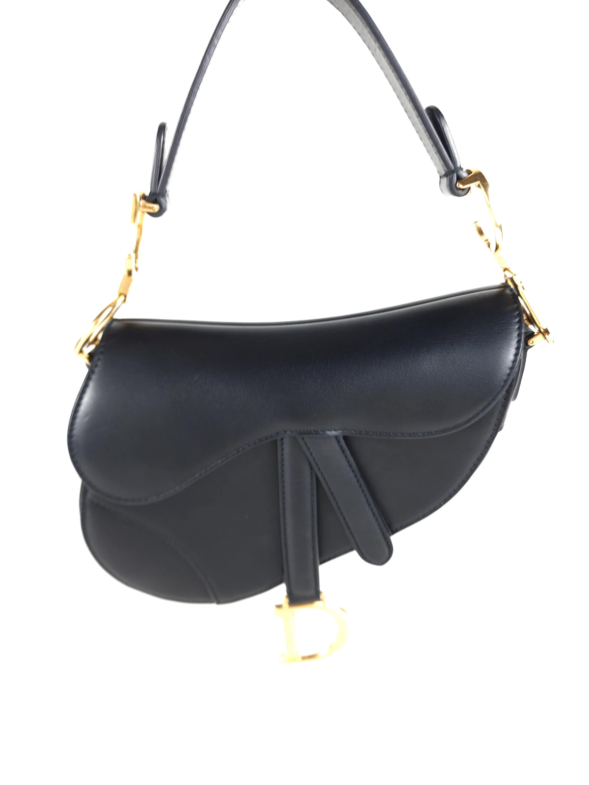 Mini saddle leather shoulder bag