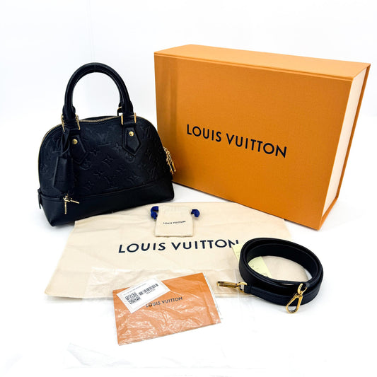 Louis Vuitton Neo Alma BB Monogram Empreinte Black