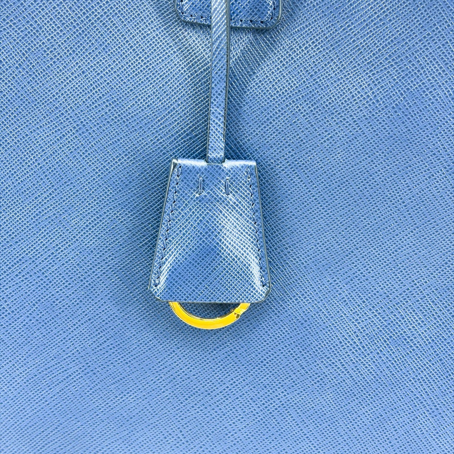 Prada Saffiano Luxe Tote Bag Navy