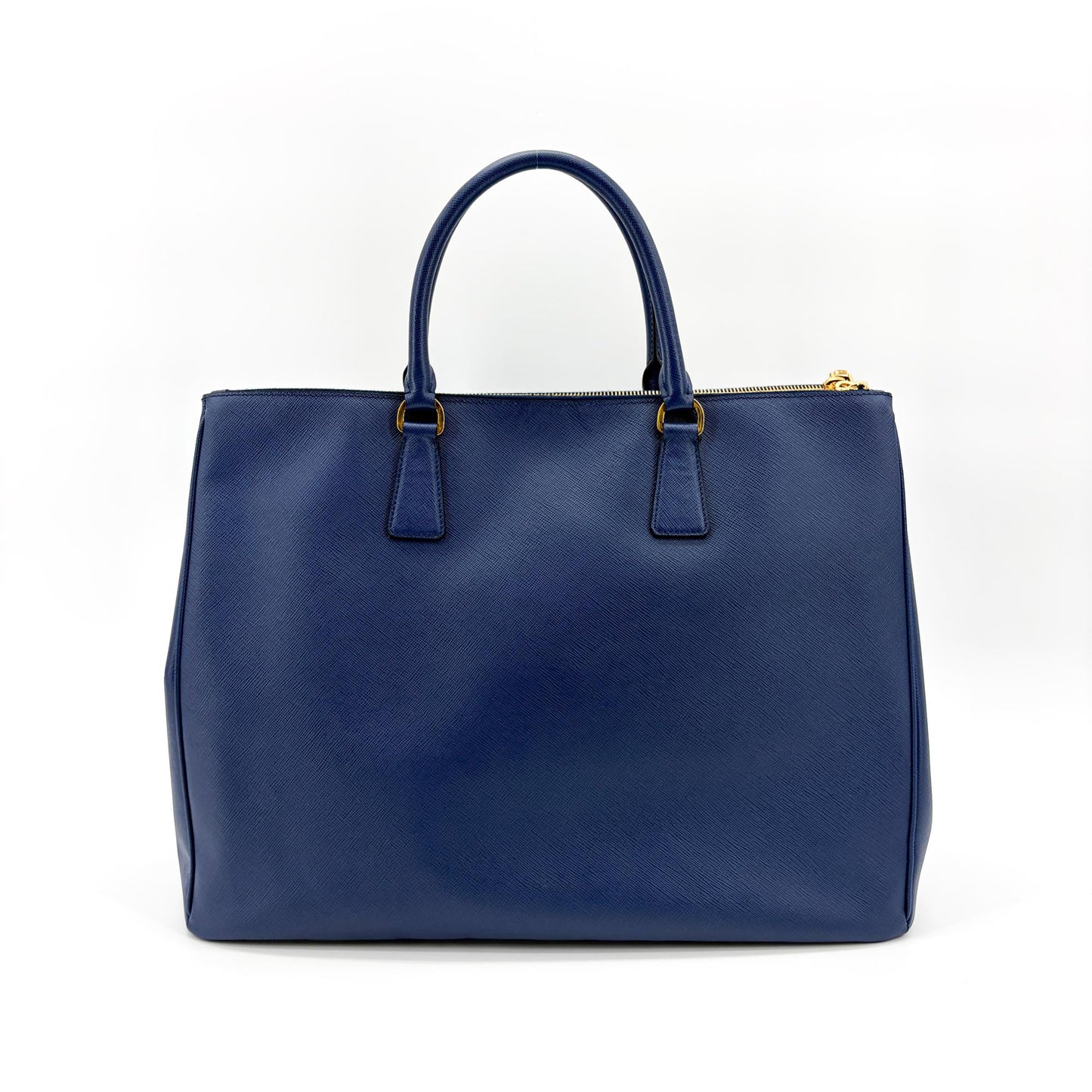 Prada Saffiano Luxe Tote Bag Navy