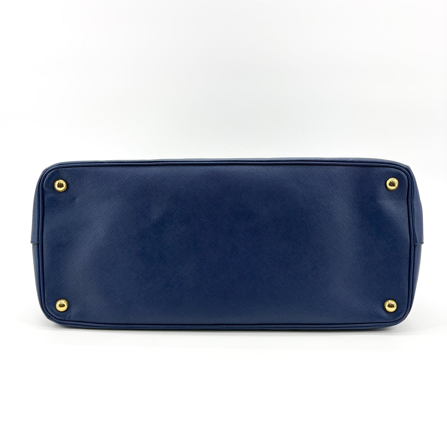Prada Saffiano Luxe Tote Bag Navy