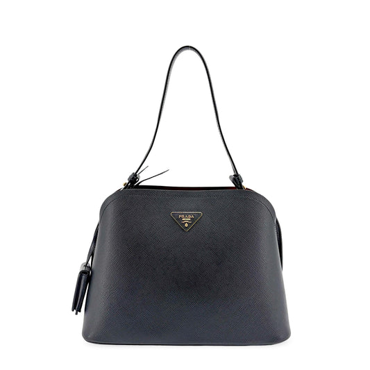 Sac bandoulière Prada Saffiano Cuir noir
