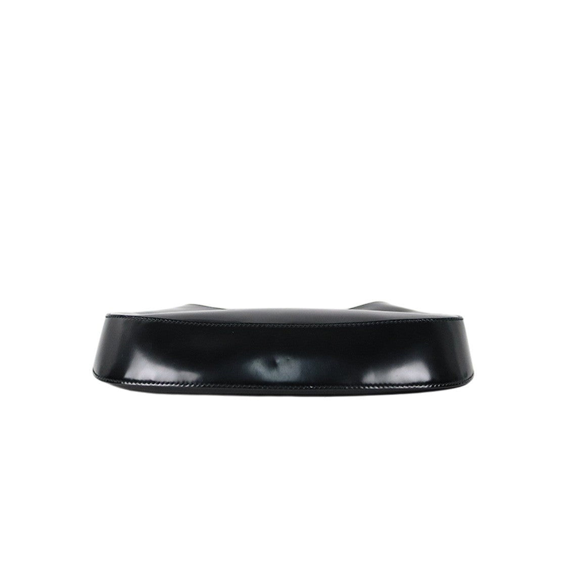 Prada Black Cleo Brushed Shoulder Bag