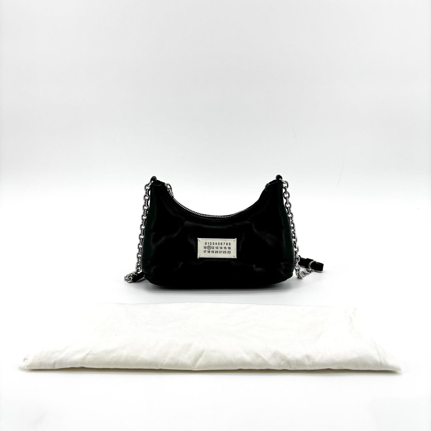 Maison Margiela Glam Slam Small Hobo Bag Black