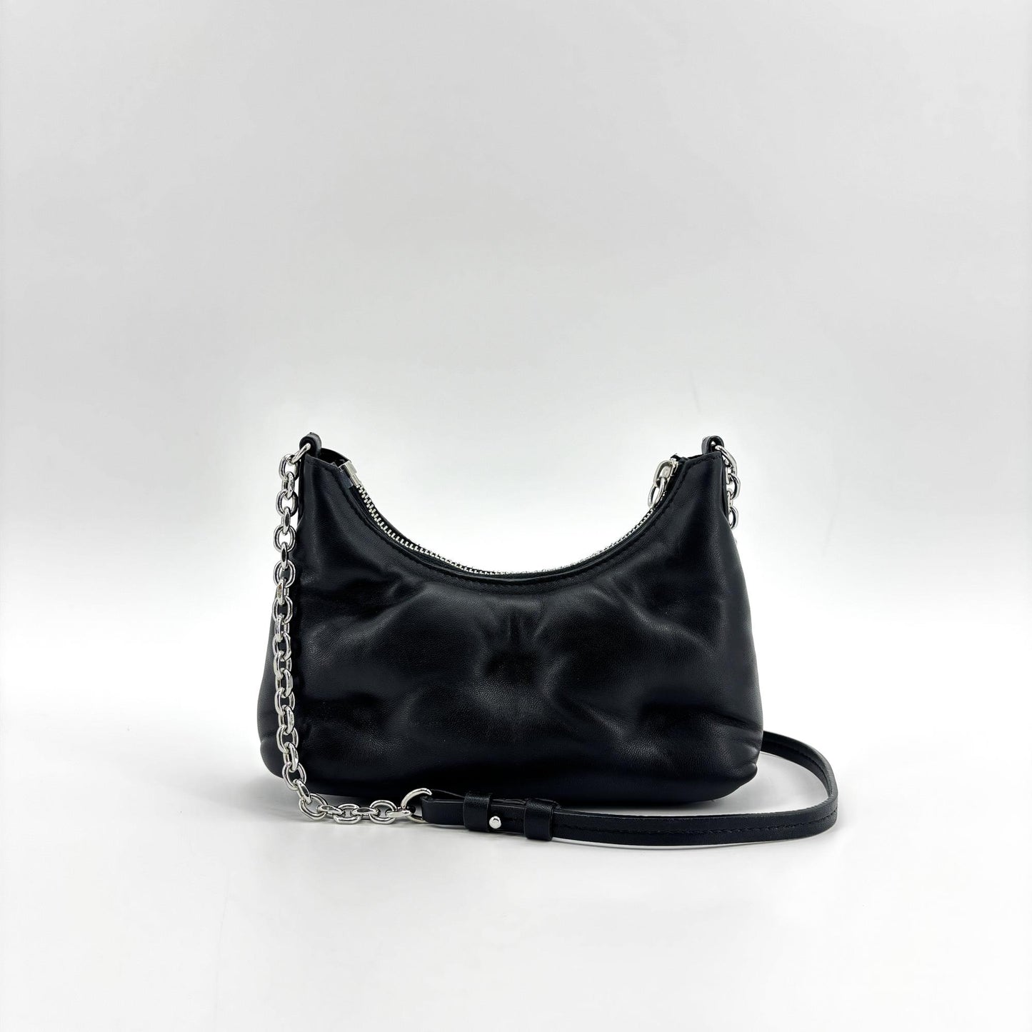 Maison Margiela Glam Slam Small Hobo Bag Black